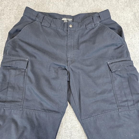 5.11 Tactical Pants Mens XL Navy Taclite TDU Rugged Ripstop Combat Cargo 31" Ins - Picture 4 of 16